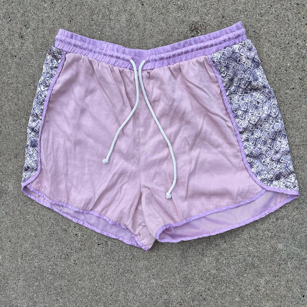 Mystree Silky Satin Shorts – Women’s Large – Lavender Purple
